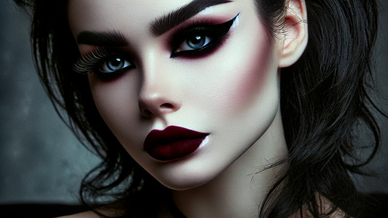 Trad Goth Makeup