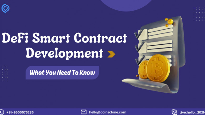 DeFi Smart Contract Development – Build Your Smart Contract Quickly