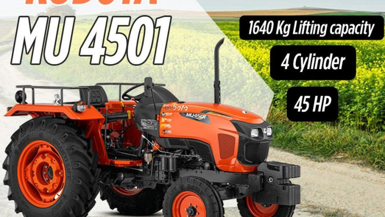 Kubota MU 4501 Tractor: For Power, Efficiency, and Versatility