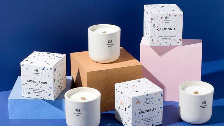 Vintage-Inspired Candle Packaging Styles Revived