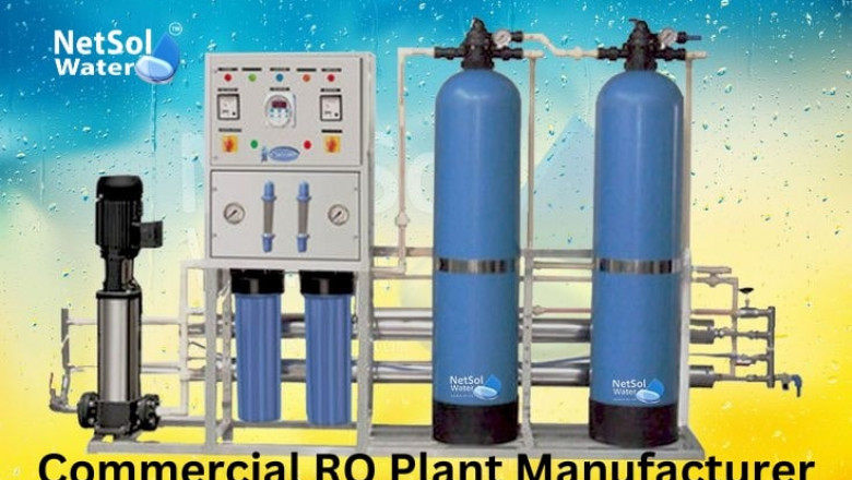 Smart Commercial RO Plant Manufacturer in Delhi – Powered by Netsol Water