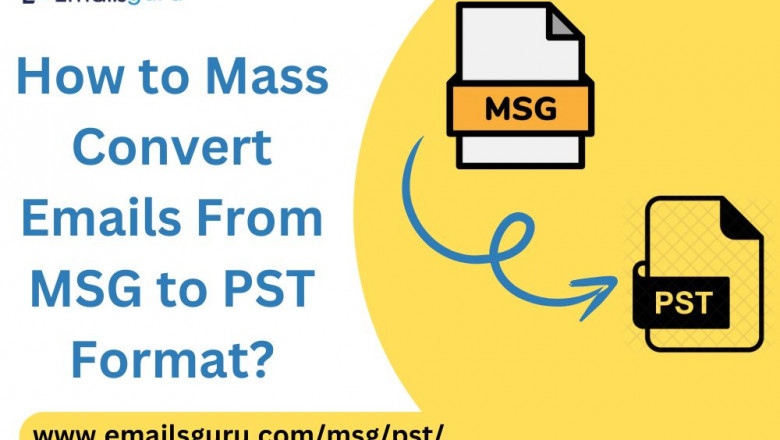 How to export Outlook MSG to PST Format?