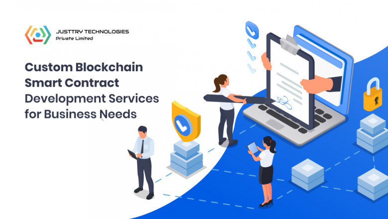 Custom Blockchain Smart Contract Development Services for Business Needs