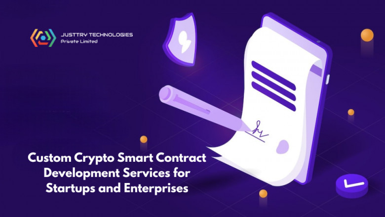 Custom Crypto Smart Contract Development Services for Startups and Enterprises