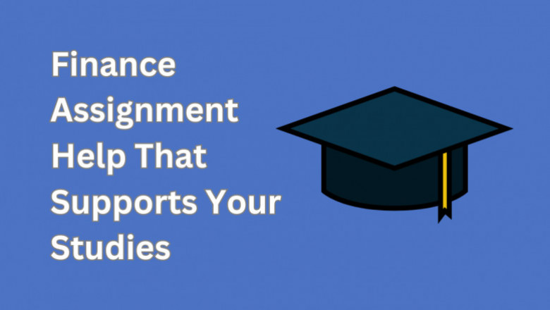 Finance Assignment Help That Supports Your Studies