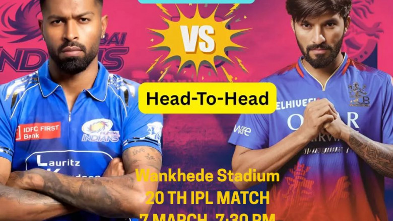 Clash of Titans: MI vs RCB - 20th IPL Match 2025 at Wankhede Stadium with Reddy Anna Online