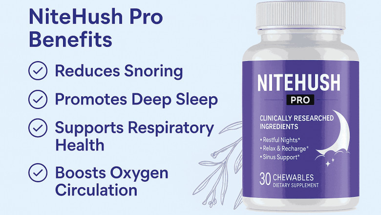 Top Benefits of NiteHush Pro™: Sleep Deeper, Breathe Better, Live Healthier