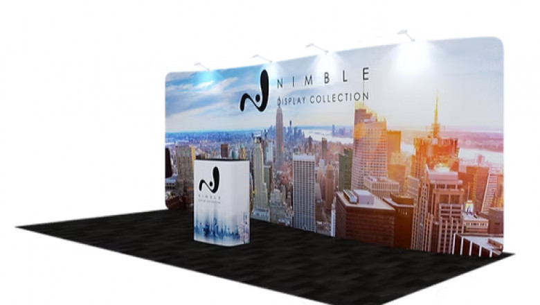 Setting Up in Minutes: The Convenience of Portable Displays for Trade Shows