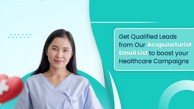 Get our Acupuncturist Email Lists today to boost your marketing campaigns
