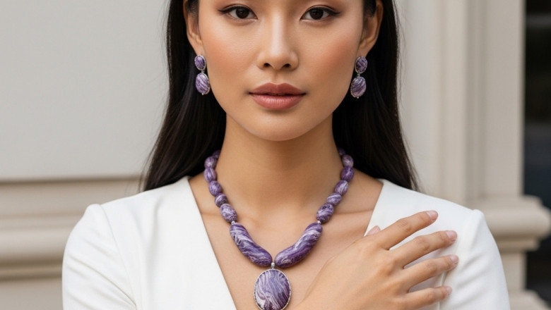 The Enchanting World of Charoite Jewelry