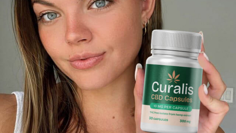 Curalis CBD Capsules für natürliche Schmerz- und Stresslinderung
