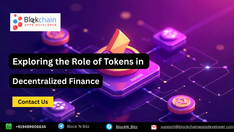 Exploring the Role of Tokens in Decentralized Finance